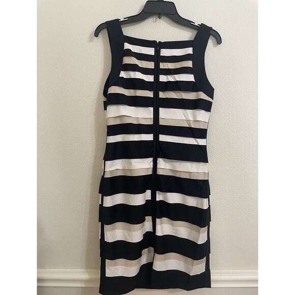 white house black market, Multicolor Striped Knee Length Pencil Dress, Size 6 - Picture 4 of 5